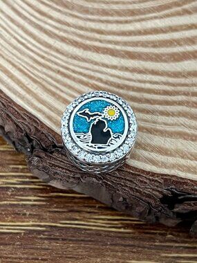 Pandora Michigan Beach Exclusive Bead Charm S925 Silver Charm